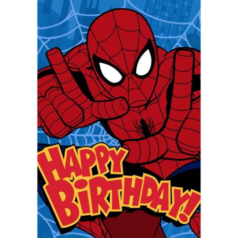 Happy Birthday Spiderman Birthday Card £1.40